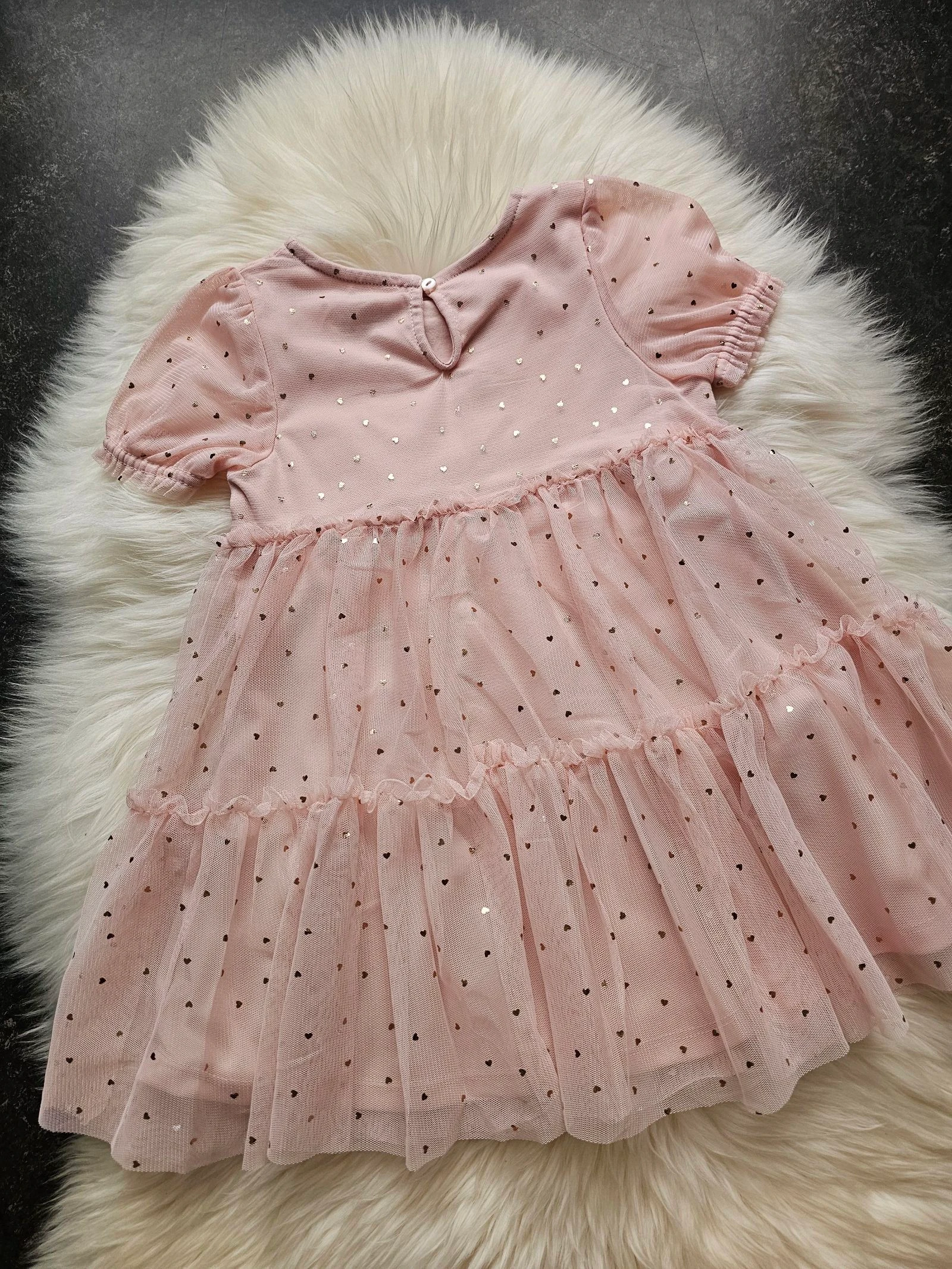 Vestido com folhos H&M novo - tamanho 92 – photo 6